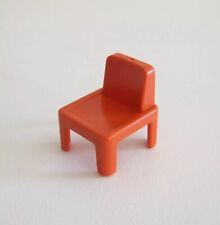 PLAYMOBIL ECOLE - Chaise Orange d'Ecolier Pupitre Ecole 4324
