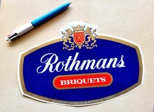 Autocollant PARIS DAKAR  sticker HONDA ROTHMANS 1989 vintage sport team porsche