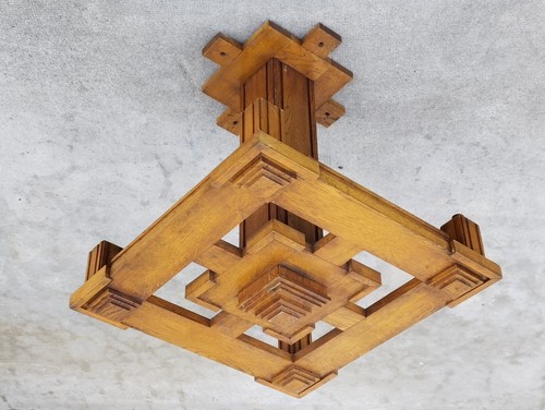 Lustre moderniste art déco