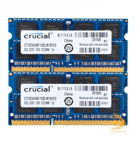 Crucial 2x8gb 2rx8 - 2x8gb,