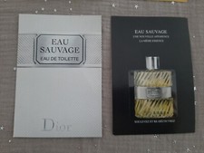 Carte Parfumée - Perfume Card . C. Dior - Eau sauvage patch