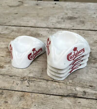 lot  5 anciens cendriers Carlsberg, collectionneurs de bières, ne manquez pas ca