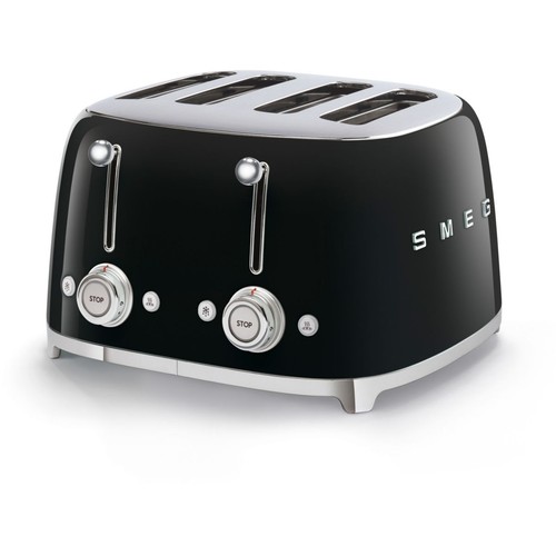 Grille pain smeg - smeg, tsf03bleu