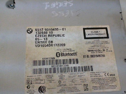 Autoradio origine bmw serie - d'origine,
