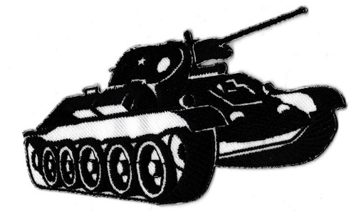 écusson patche tank - Écusson, char