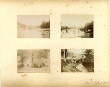 France Tiffauges (Vignettes) Vintage print, Tirage albuminé  6,5x10,5  Cir