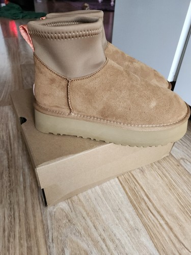 Bottine ugg marron montante - bottine,