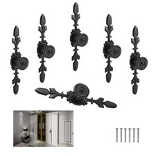 6 Pcs Poignées Vintage Noires
