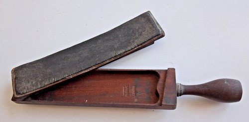 Ancien étui aiguiseur coupe