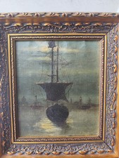 Huile sur toile ancienne