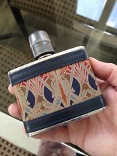 Ancienne Flasque Vintage Métal Cuir Liberty London