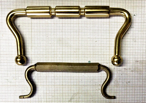 Lot poignée pendulette - poignée, de