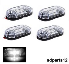 4 x Feux de Gabarit LED Position Avant 12V Blanc Camion Utilitaire Camping-car