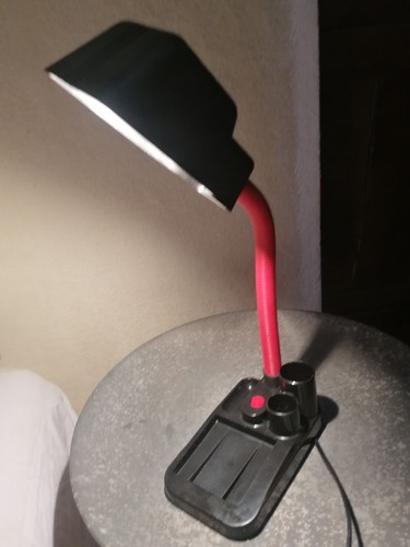 Lampe vintage bureau noir - lampe,