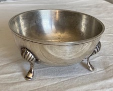 COUPE à SAVON à BARBE XIXé Métal Argenté