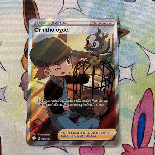 Carte pokémon ornithologue - pokémon,