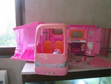 Vintage Barbie Camping Car Mattel 2008 sans ceinture ni rétro - des accessoires