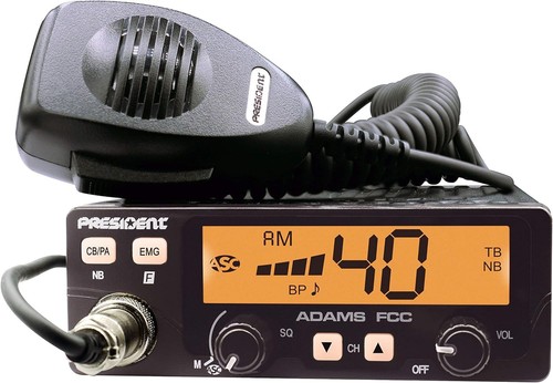 President adams fcc radio - adams, cb