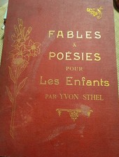 Livre Ancien "Fables Et Poésies Pour Les Enfants" Illustré - BE