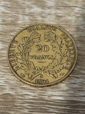20 Francs Or 1851 