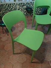 4 chaises Amanda MOBILI FIVER polypropylene TBE intérieur/extérieur 