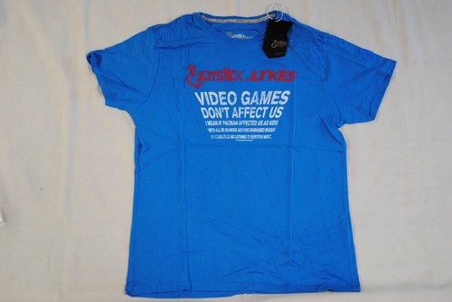 Shirt bleu joystick - t-shirt,