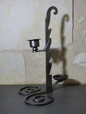 Bougeoir en fer forgé par
