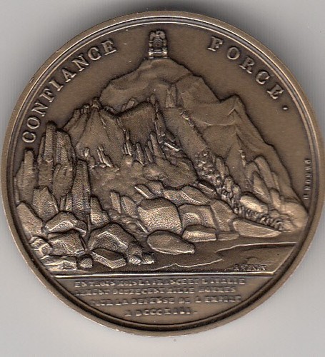 Médaille française bronze - française, en