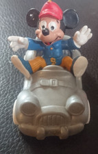 FIGURINE COLLECTOR BULLY  MICKEY /VOITURE-5,5cmX8 cm-DISNEY made in germany-