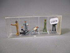 LQ579 AHM 8103 Train Ho 1/87 1:87 Figurines diverses travailleurs, militaires