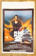 MAD MAX 2 ROAD WARRIOR Mel Gibson original belgian movie poster '81