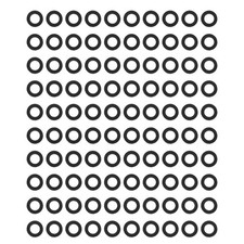  100 Pcs Irrigation Rubber Sealing Embout Tuyau D'arrosage Laveuse De