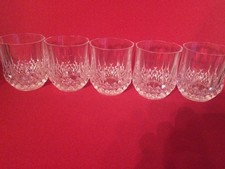 5 verres chopes basses à