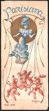 Programme Le Parisiana. Les colles de la femme. Eugène Joullot vers 1907.