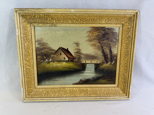 Tableau huile sur toile - huile,