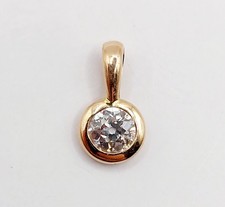 Pendentif vintage or rose 18k