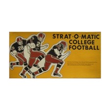 Strat-O-Mati Jeu de Plateau College Football (1976 Édition) - Non Lecteur Carte