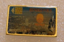 pin's TELECARTE 50 RENDEZ VOUS HOTEL ARCADE vintage pin badge R70