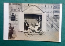 CARTE PHOTO BOULOGNE SUR MER 62 Plage Cabine Sable Bourgeoisie Hotel Impérial