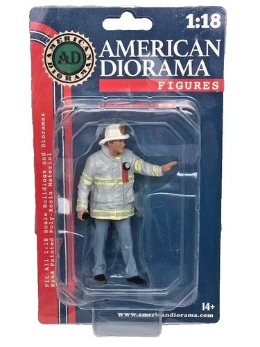 Figurine capitaine pompier - de,