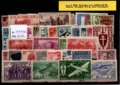 Lot timbres des - timbres, anciennes