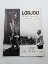 LORJOU Sculptures Bronze Bois