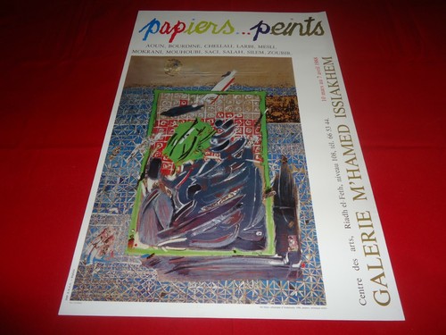 Affiche peintre ali - affiche,