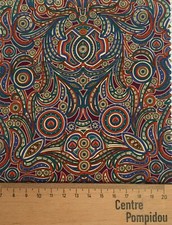 LIBERTY of London (100% SILK).  KENSINGTON CREPE DE CHINE. PEACH (100% soie) 