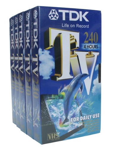 Lot video cassette tdk - lot,