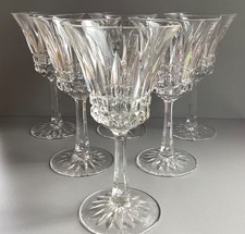 Lot verres vin - 6, cristal