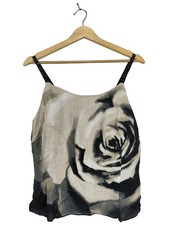 EVELIN BRANDT Haut à fines bretelles Dames Top T EU 40 blanc cassé