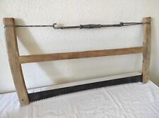 Ancienne Scie à Buches, Scie à bois manuelle coupe agressive  Lame 66cm