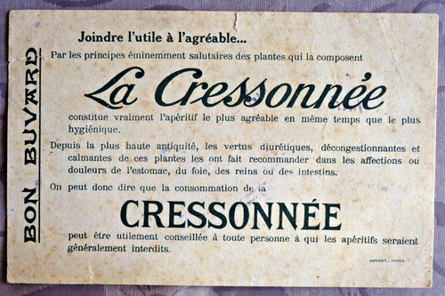 Buvard la cressonnée - buvard,