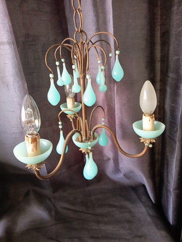 Magnifique lustre pampilles - magnifique,